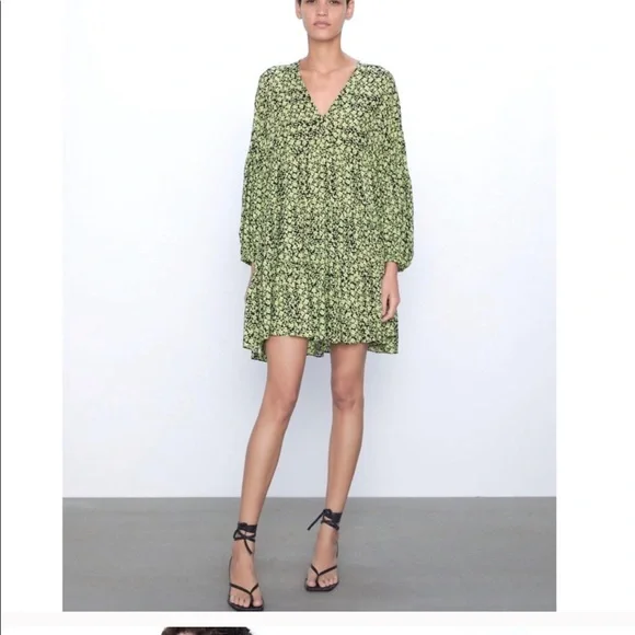 🍁HP🍁Zara Flowy Printed Dress - Picture 2 of 6